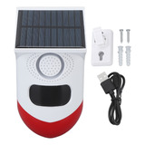 Alarma Solar, Sensor De Movimiento Exterior, Seguridad Con A