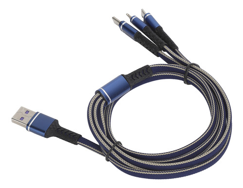 Cable De Carga Múltiple 3 En 1 Cargador 3a Con Tipo/para