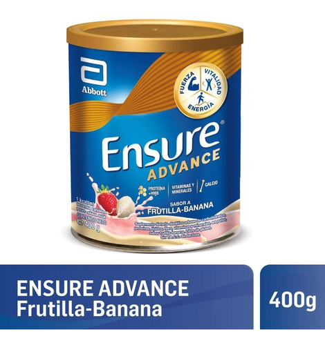 Ensure Advance En Polvo Frutilla Banana X 400gr