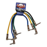 Cables Interpedal Aria X 6 Plug Metalico