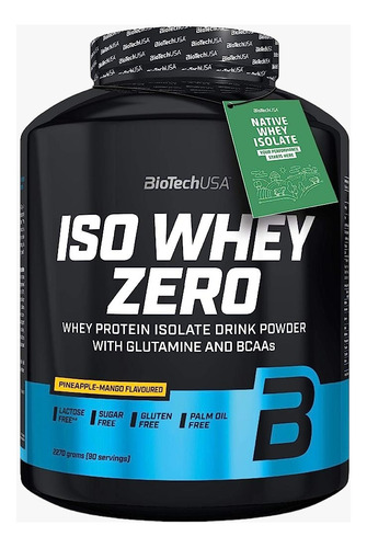 Iso Whey Zero 5 Libras -  Biotechusa Sabor Pineapple Mango