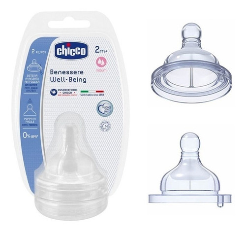 Chicco Tetina Well-being 2m+ 208232