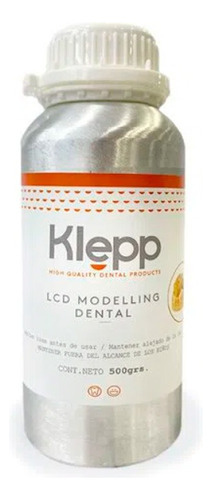 Klepp Resina 3d Lcd Modelling Dental 500grs