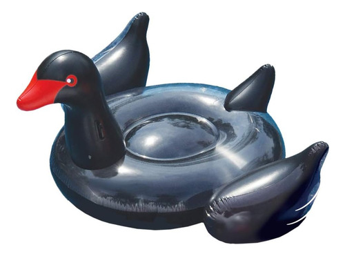 Flotador Inflable Para Piscina Con Cisne Negro Gigante Swiml