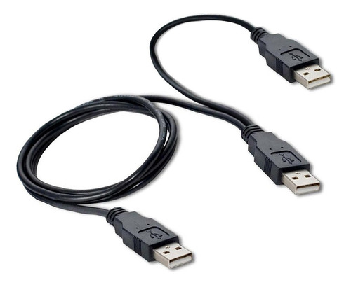 Cable Usb Disco Duro Externo Tipo 'y' Con Conector Estandar