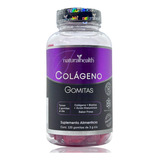 Colágeno Biotina Ácido Hialurónico 120 Gom Natural Health.