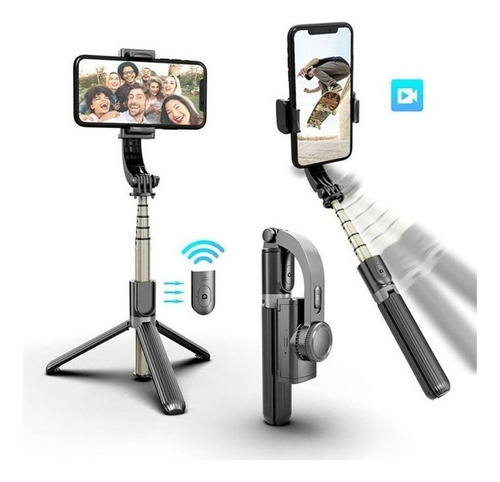 Estabilizador De Teléfono Celular Gimbal L08 Bluetooth Tripo