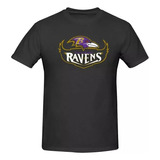 Camisa Negra Baltimore Logro Morado, Playera Top