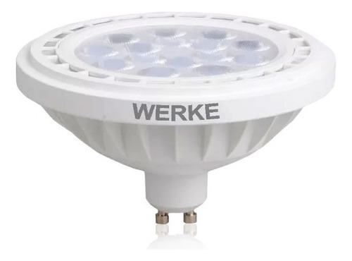 Lámpara Led Ar111 15w Dimerizable Cálida Werke Color De La Luz Blanco Cálido