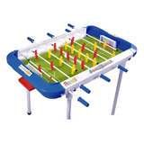 Metegol Rondi Football Game Con 2 Pelotas Y Contador De Goles - Patas Desmontables - Blanco/azul