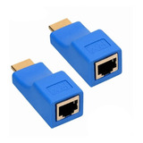 Extensor Hdmi A Hdmi 1080p Cable Utp Cat5/6 20 Metros  