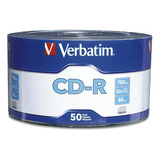 Verbatim Disco Compacto Cd-r 52x 80min 700 Mb C/50