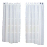 Cortina Voile Blanca 2.00 X 1.40 Cada Paño ( 2 Paños) 5 Jgos