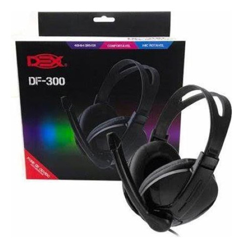 Headfone Dex Df-300 P2 Com Microfone Estéreo