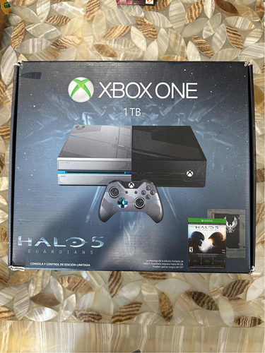 Consola Xbox One Halo 5 Completa Original Edicion Especial