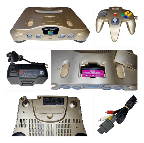 Consola Nintendo 64 Dorada Original Region Libre N64 Oro