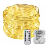 Bynhieo Led Rope Lights Outdoor String Lights Battery Powere