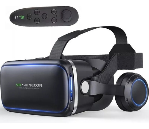 Óculos Vr Realidade Virtual 3d Com Fone De Ouvido E Controle