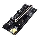 Placa Riser Versão 010s Plus Pci-e 16x Cabo Usb 3.0 1m