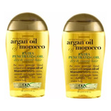 Duo Pack Ogx Aceite Argán Of Morocco Aceite Hidratante 100ml