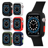 Case Funda Premium De Silicona Compatible Con Apple Watch