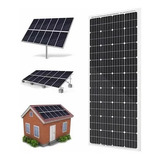 Pack X2 Panel Solar Monocristalino  12v 200w Mc4 164x67x4