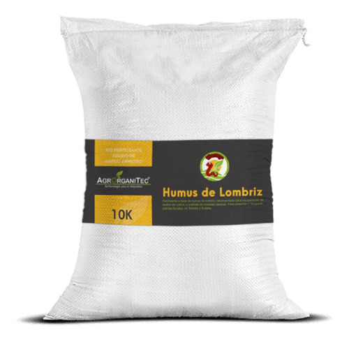 Nutriente Orgánico Sólido -10 Kg.-wormy- Humus De Lombriz