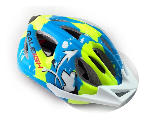 Casco De Niño, Regulable, Raleigh Azul