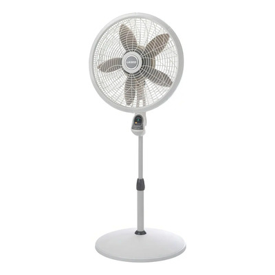 Ventilador De Pie Lasko 1885, Control Remoto 5 Aspas, 18 Color de la estructura Blanco Diámetro 18 \