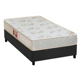 Cama Box Solteiro: Colchão D33 Castor Sleep Max Relax+base 