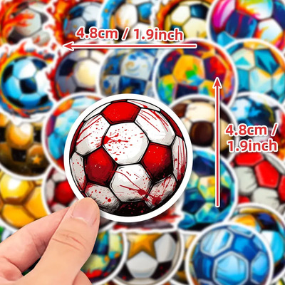 Paquete De 50 Pegatinas Impermeables Para La Copa Mundial De