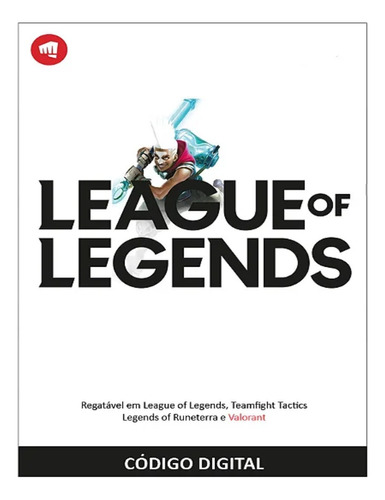 League Of Legends Cartão 4035 Rp