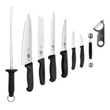 Victorinox Estuche Para Chef, 9 Piezas, Negro