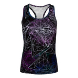 Camisa Musculosa Deportiva Stretch Zambra Mujer Violeta