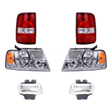 Faros + Nieblas + Calaveras (6 Piezas) Lobo 2004-2007 Depo