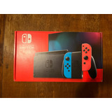 Nintendo Switch V2 - Vermelho Néon Azul Néon - Completo