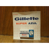 Hojas Afeitar Gillette Super Blue Blade - Caja X 10 Unidades