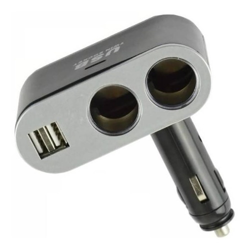 Adaptador Automovil Enchufe Doble Encendedor Cargador 2 Usb