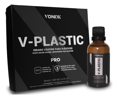 Vitrificador Revestimento Plastico V-plastic Pro 50ml Vonixx