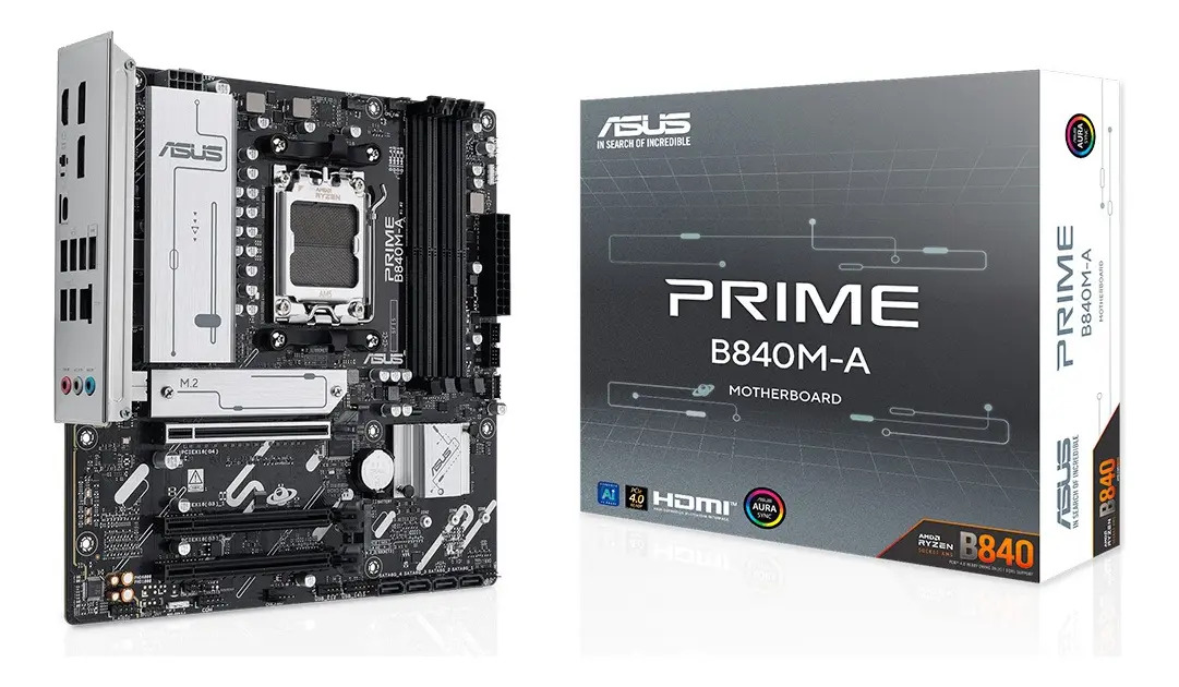 Motherboard Asus Prime Amd B840m-a Am5 Ddr5 Pcie 4