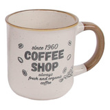 Tazón Loza Blanco & Caracter(34) & Since 1960 Coffe Shop& Ca