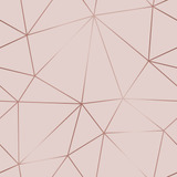 Papel De Parede Adesivo Rosa Chá Fio Rosé Geometrico 3m