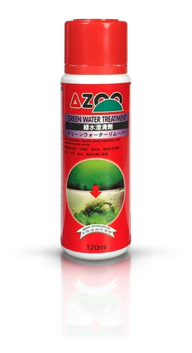 Green Water Remover 120ml Azoo Anti Algas Acuario Plantado