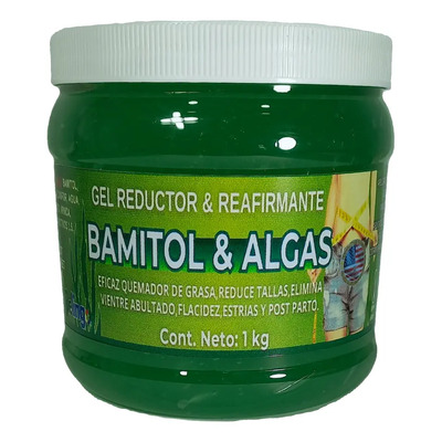 Gel Reductor Con Extracto De Bamitol & Algas Marinas 1 Kilo Mentol | Meses sin interés