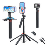 Selfie Stick Extensible 71 Pulgadas Quadpod Palo De Selfie