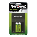 Cargador De Pilas Aa Aaa Rayovac + 2 Pilas Aa 1350mah