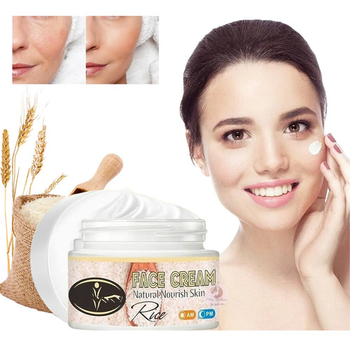 Crema Facial Blanqueadora Antiarrugas