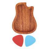 Pickbox Para Guitarra, Soporte De Madera Para Púas