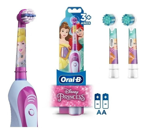 Pack Cepillo Dental Eléctrico Oral-b Princess + 2 Repuestos