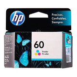 Cartucho Hp 60 Para 1660 4280 4480 4680 D110 Color Vencido